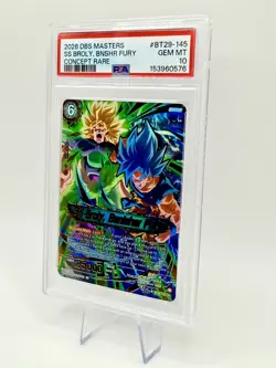 SS Broly Banisher Fury BT29-145 CR Concept Rare Fearsome Rivals Dragon Ball Card - Image 4