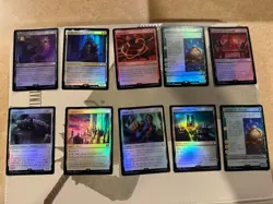 MTG Final Fantasy 10x Foil Cards NM - Image 1