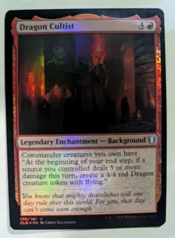 Dragon Cultist Commander Legends: Battle for Baldur's Gate Foil - MTG - Image 1