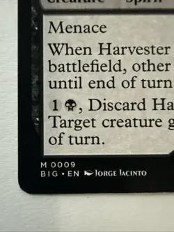 MTG Harvester of Misery 0009 Outlaws of Thunder Junction - Big Score NM - Image 2