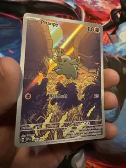 Pokemon Phanpy 205/191 Illustration Rare Holo Card Surging Sparks Mint - Image 1