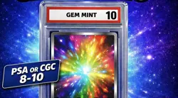 English Pokemon CGC or PSA 8-10 MINT Graded Card Mystery Slab Random - Image 1