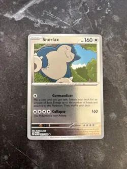 Snorlax 063/088 Perfect Order Reverse Holo Pokemon Card Free Ship - Image 1