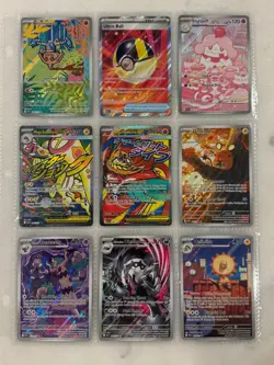 Pokemon TCG x9 Illustration Rare Art card bulk bundle | Ascended Heros Lot - Image 1