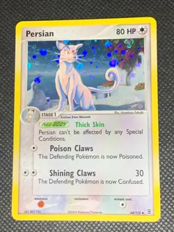 Persian 44/112 Reverse Holo - Fire Red Leaf Green Pokemon Card - LP - Image 1