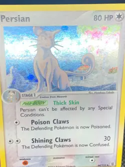 Persian 44/112 Reverse Holo - Fire Red Leaf Green Pokemon Card - LP - Image 4