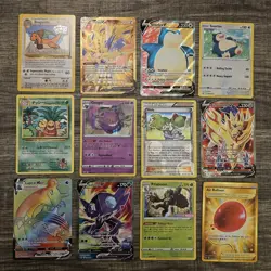 Pokemon 12 Card Lot. Dragonite Movie Promo. Gold Zacian. Snorlax. Radiant Coll. - Image 1