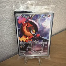 Charcadet 22 Black Star HOLO Promo Phantasmal Flames SEALED Pack Pokemon Card - Image 1