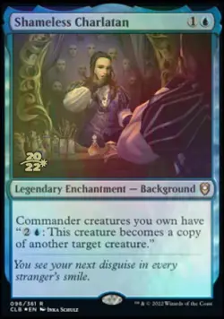 MTG Shameless Charlatan [Commander Legends: Battle for Baldur's Gate Prerelease - Image 1