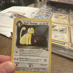 Dark Persian Pokemon Card WOTC Black Star Promo #17 Holo Rare 2000 NM - Image 1