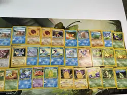 Vintage Pokemon Card Lot Of 30 Cards With Pikachu Base Set Chikorita Slowpoke + - Image 1