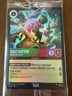 2026 Disney D23 MAD HATTER Gold Member Exclusive Card, Mickey Pin, Pluto Magnet - Image 3