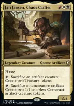 MTG Jan Jansen, Chaos Crafter [Commander Legends: Battle for Baldur's Gate] Foil - Image 1