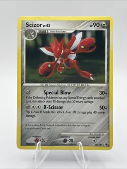 Scizor 29/100 Majestic Dawn Regular 2008 NM Pokemon Card Vintage rare - Image 1
