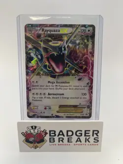 2015 Rayquaza EX XY69 XY Black Star Promo Holo Pokemon Card LP DL - Image 1