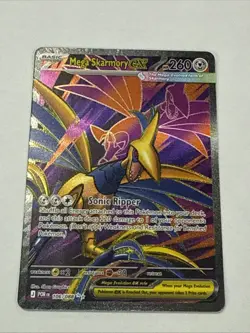 Mega Skarmory ex Ultra Rare Full Art 106/088 Pokemon Perfect Order Card NM - Image 1
