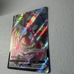 Pokemon TCG Scizor VMAX Darkness Ablaze Holo Ultra Rare Card 119/189 - Image 3