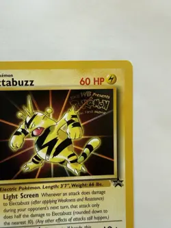 1999 Pokemon Electabuzz 46/53 Wotc Promo Regular Trading Card Game TCG Vintage - Image 3