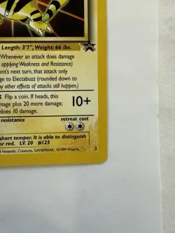 1999 Pokemon Electabuzz 46/53 Wotc Promo Regular Trading Card Game TCG Vintage - Image 4