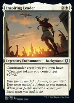 MTG Inspiring Leader [Commander Legends: Battle for Baldur's Gate] Foil - Image 1