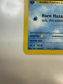 2000 Pokemon Misty's Goldeen 030/132 Gym Heroes Regular 1st Edition Trading Card - Image 5