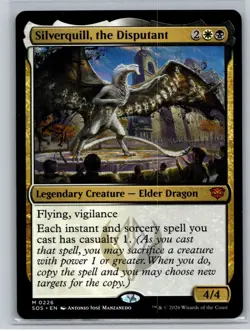 MTG - Secrets of Strixhaven #226 Silverquill, the Disputant - Mythic - Image 1