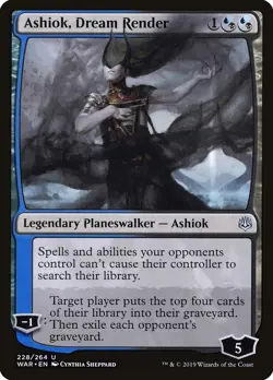 2x Ashiok, Dream Render - War of the Spark (WAR) NM - Image 1