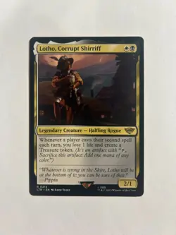 MTG Magic the Gathering Lotho Corrupt Shirriff NEVER PLAYED RARE - Image 1