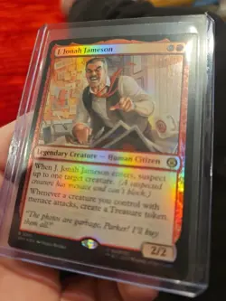 J. Jonah Jameson 81 R Marvel's Spider-Man FOIL MTG SPM - Image 2