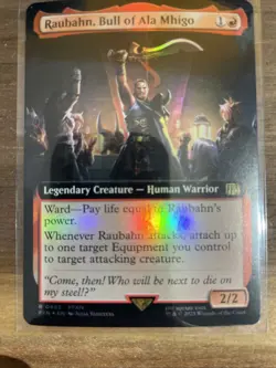 Raubahn, Bull of Ala Mhigo (Extended Art) Final Fantasy Foil - Image 1