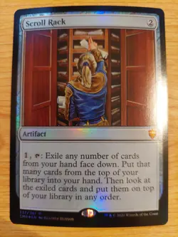 Scroll Rack - 337/361 (Commander Legends) - Near Mint NM - Mythic - Foil - Image 1