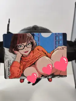 MTG, Arcane Signet, Velma, Waifu, Custom Alter Hand Painted By BAZAYO, 18+ - Image 1