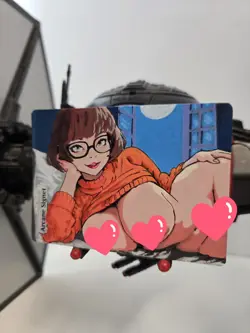 MTG, Arcane Signet, Velma, Waifu, Custom Alter Hand Painted By BAZAYO, 18+ - Image 2