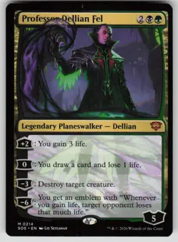 Professor Dellian Fel Mythic Secrets of Strixhaven 214 MTG Near Mint 2026 - Image 1