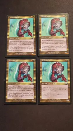 MTG Magic **HORNED KAVU (x4)** Planeshift, Playset, Lightly Played - Image 1