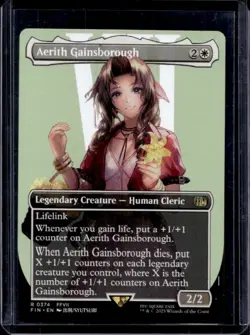 2025 Magic MTG Final Fantasy Aerith Gainsborough #0374 - Image 1
