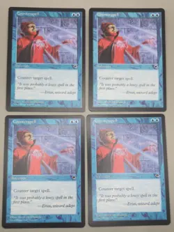 Counterspell x4 MTG Tempest 4x Magic NM - Image 1
