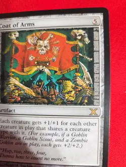 Magic The Gathering | Coat of Arms | 10th Edition | Light Play/ Near Mint - Image 5