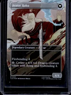 2025 Magic MTG The Last Airbender Avatar Roku Foil #0357 - Image 1