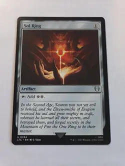 MTG - Sol Ring Commander: the Lord of the Rings: Tales of Middle-Earth Regular - Image 1