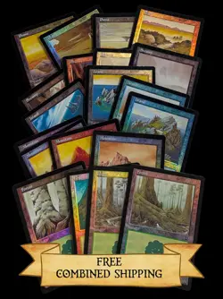 20x Mercadian Masques FOIL Basic Lands - Image 1