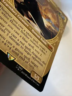 MTG Aragorn, the Uniter *SHOWCASE* The Lord of the Rings 0317 NM - Image 3