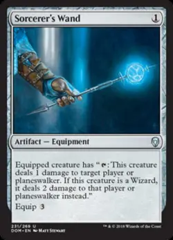 Sorcerer's Wand - Light Play MTG Dominaria - Image 1
