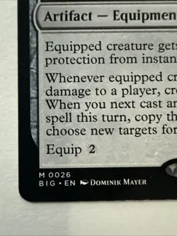 MTG Sword of Wealth and Power 0026 The Big Score LP NM - Image 2