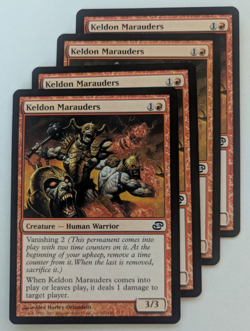 Magic Mtg Planar Chaos Keldon Marauders x4 near mint - Image 1