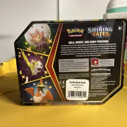 POKEMON TCG Cramorant V Shinig Fates Tin!!!! 6 Booster Packs!!! - Image 2