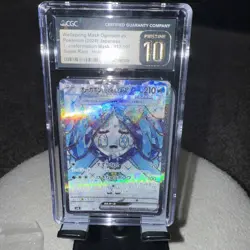 Wellspring Mask Ogerpon ex SR 117/101 Mask of Change Pokemon Jap. Pristine 10 - Image 1