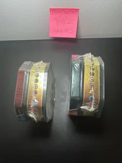 2 POKEMON NEW SEALED 2019 TINS DRAGONITE SALAMANCE XY TEAM UP MINI PACKS - Image 4