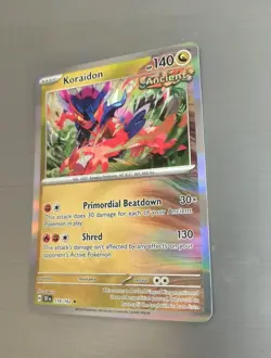 Koraidon - 119/162 Temporal Forces Prismatic Holo Rare Pokemon - NM/MINT - Image 2