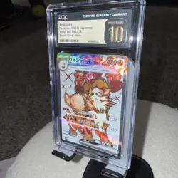 2023 Pokemon Japanese Arcanine ex 092/078 Sv1v Violet Ex Holo CGC PRISTINE 10 - Image 2